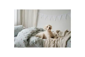 Påslakanset Enkelsäng 2-Dels Plingeling Grön - Grön - Textil & mattor - Sängkläder - Bäddset & påslakanset