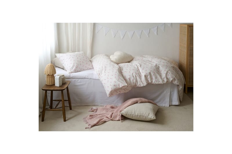 Påslakanset Enkelsäng 2-Dels Päron Rosa - Rosa - Textil & mattor - Sängkläder