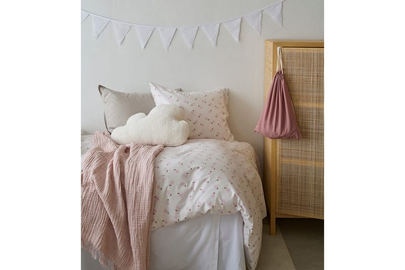 Påslakanset Enkelsäng 2-Dels Päron Rosa - Rosa - Textil & mattor - Sängkläder