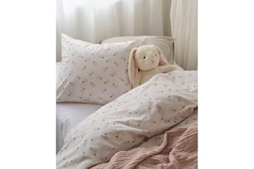 Påslakanset Enkelsäng 2-Dels Päron Rosa - Rosa - Textil & mattor - Sängkläder