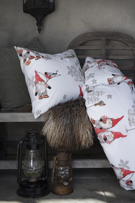 Påslakanset Enkelsäng Frosty Christmas - Vit - Textil & mattor - Sängkläder