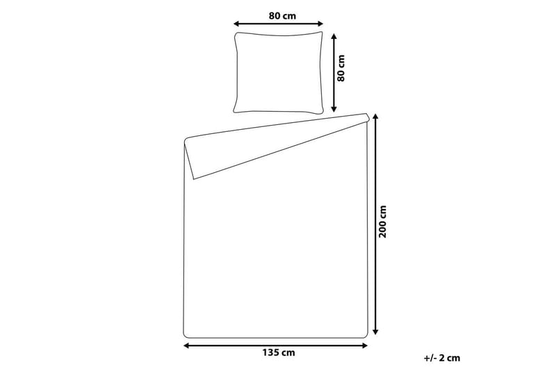 Påslakanset Evergreen 200x135 cm - 200x135 cm - Textil & mattor - Sängkläder - Bäddset & påslakanset