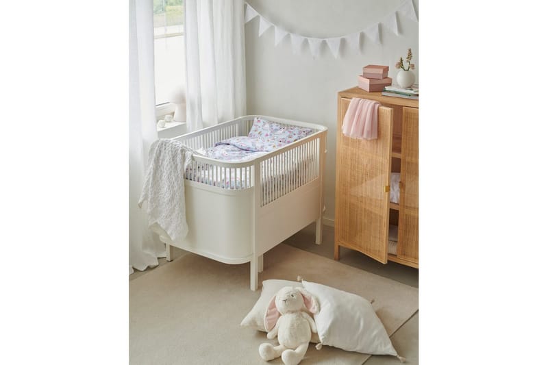 Påslakanset till Spjälsäng 2-Dels Enhörning Blå - Textil & mattor - Sängkläder