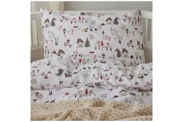 Påslakanset till Spjälsäng 2-Dels Fingal Jul Vit - Vit - Textil & mattor - Sängkläder