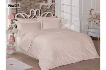 Primacasa by Türkiz Satin Bäddset - Aprikos - Textil & mattor - Sängkläder - Bäddset & påslakanset