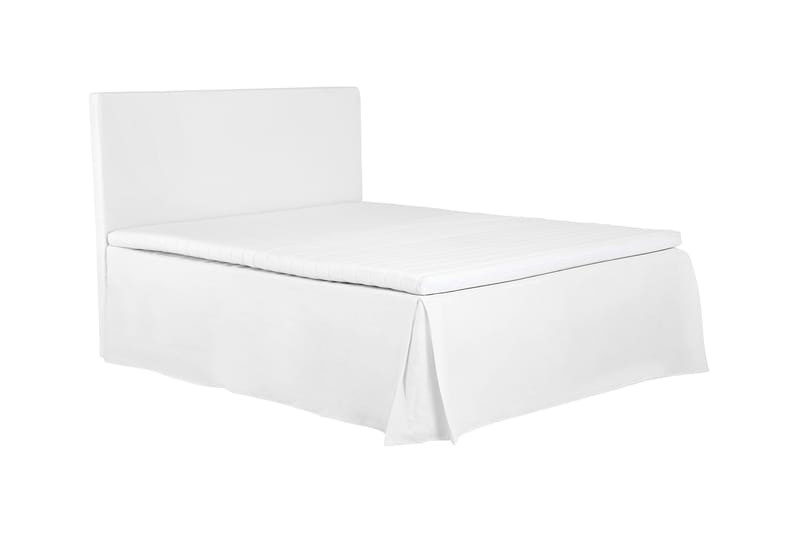 Sängkappa Avril 160x200 cm - Vit - Textil & mattor - Sängkläder - Sängkappa & kantklädsel - Sängkappa kontinentalsäng