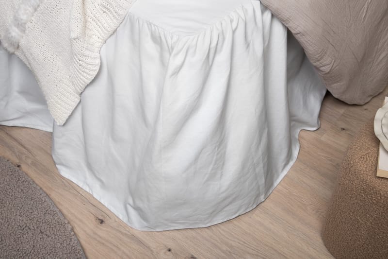 Pixy Sängkappa 120x200 cm - Vit - Textil & mattor - Sängkläder - Sängkappa & kantklädsel - Sängkappa kontinentalsäng