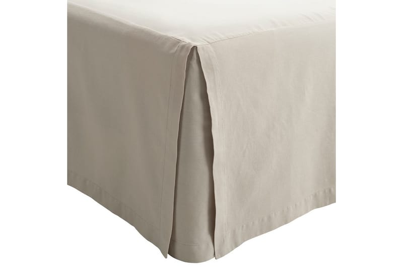 Sängkappa 160 x 200 + 58 cm Greige - Greige - Textil & mattor - Sängkläder - Sängkappa & kantklädsel - Sängkappa kontinentalsäng