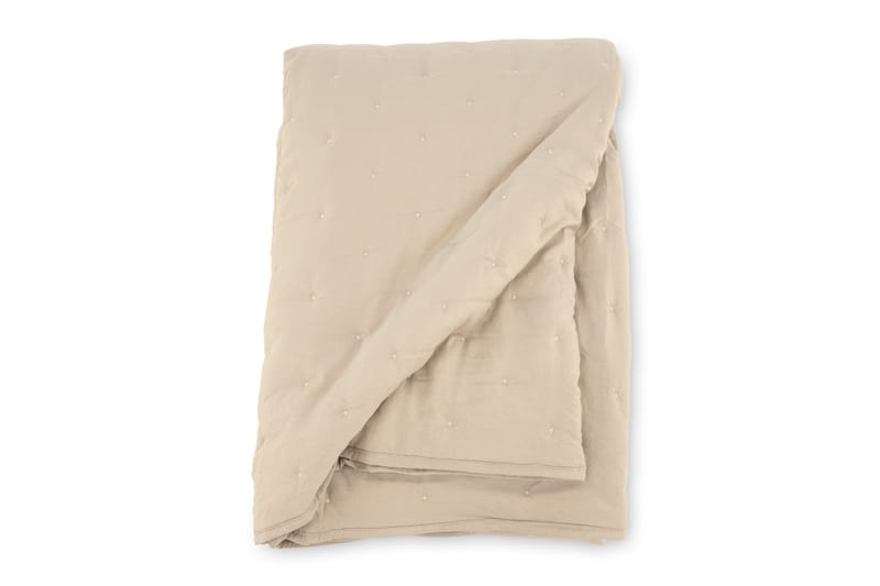 Sally Överkast 180x260 cm - Beige - Textil & mattor - Sängkläder