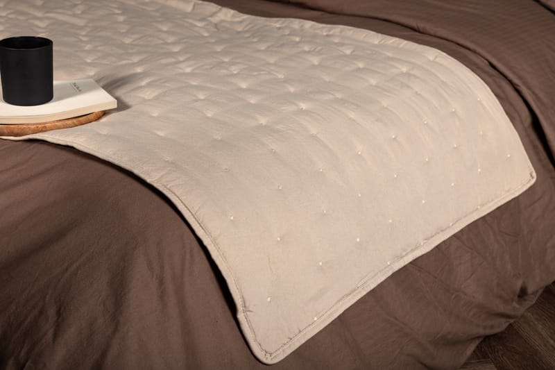 Sally Överkast 80x150 cm - Beige - Textil & mattor - Sängkläder