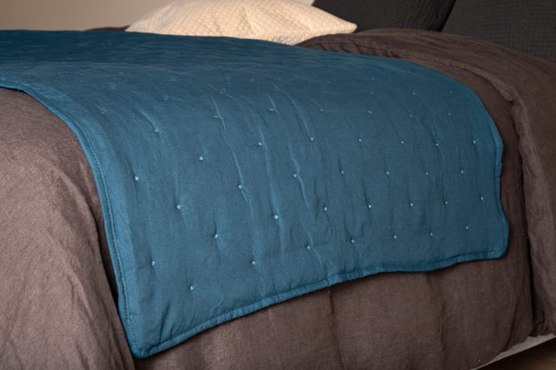 Sally Överkast 80x150 cm - Blå - Textil & mattor - Sängkläder