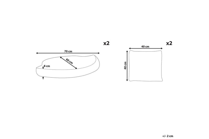 Kuddfodral Capri - Utemöbler & utemiljö - Övrigt utemöbler - Tillbehör utemöbler - Klädselpaket utemöbler