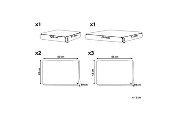 Kuddfodral Lanciano - Utemöbler & utemiljö - Övrigt utemöbler - Tillbehör utemöbler - Klädselpaket utemöbler