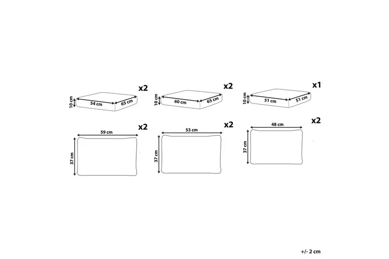 Kuddfodral Milano - Utemöbler & utemiljö - Övrigt utemöbler - Tillbehör utemöbler - Klädselpaket utemöbler