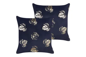 Prydnadskuddar Goldenrod set om 2 Svart/guld - Svart/guld - Textil & mattor - Sängkläder - Sovkudde - Innerkudde & huvudkudde