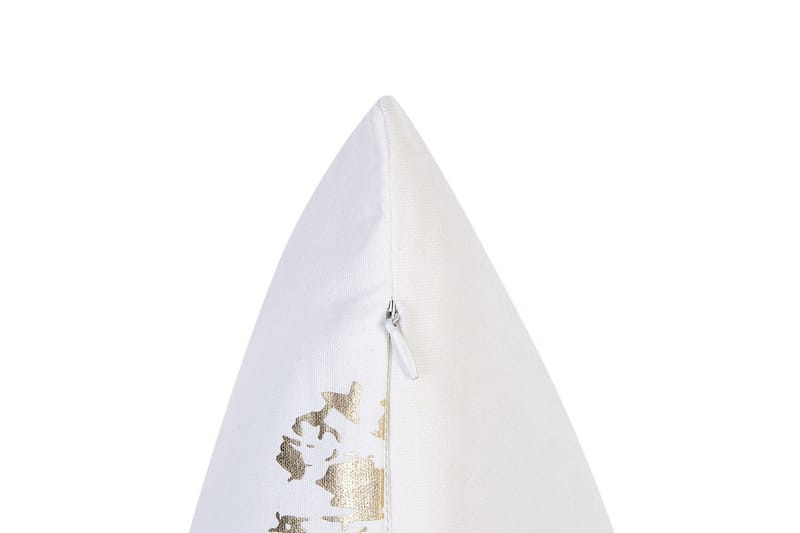 Prydnadskuddar Goldenrod set om 2 Vitt/guld - Vitt/guld - Textil & mattor - Sängkläder - Sovkudde - Innerkudde & huvudkudde