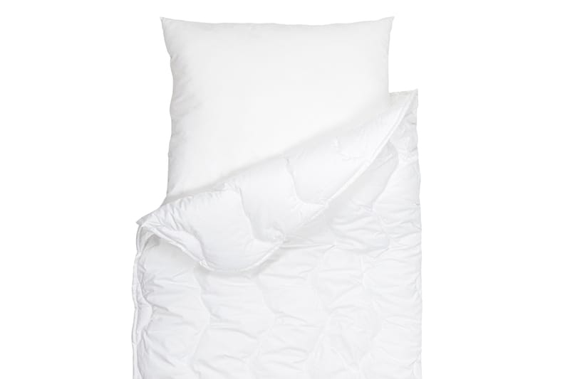 Täcke & Kudde Unette Luxus 200x150 cm - Vit - Bäddset & påslakanset - Sängkläder - Påslakanset dubbelsäng