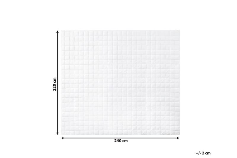Täcke 220 x 240 cm JANNU - Vit - Textil & mattor - Sängkläder