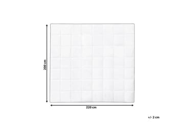 Täcke bomull 200 x 220 cm NUPTSE - Vit - Textil & mattor - Sängkläder