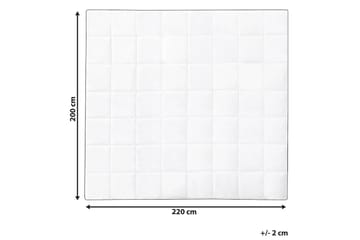 Täcke bomull 200 x 220 cm NUPTSE - Vit - Textil & mattor - Sängkläder