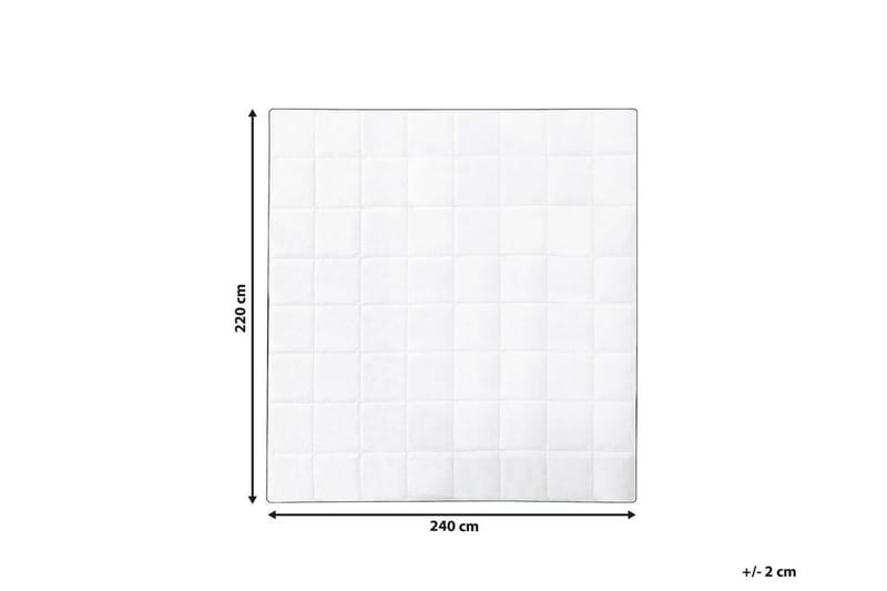 Täcke bomull 220 x 240 cm NUPTSE - Vit - Textil & mattor - Sängkläder