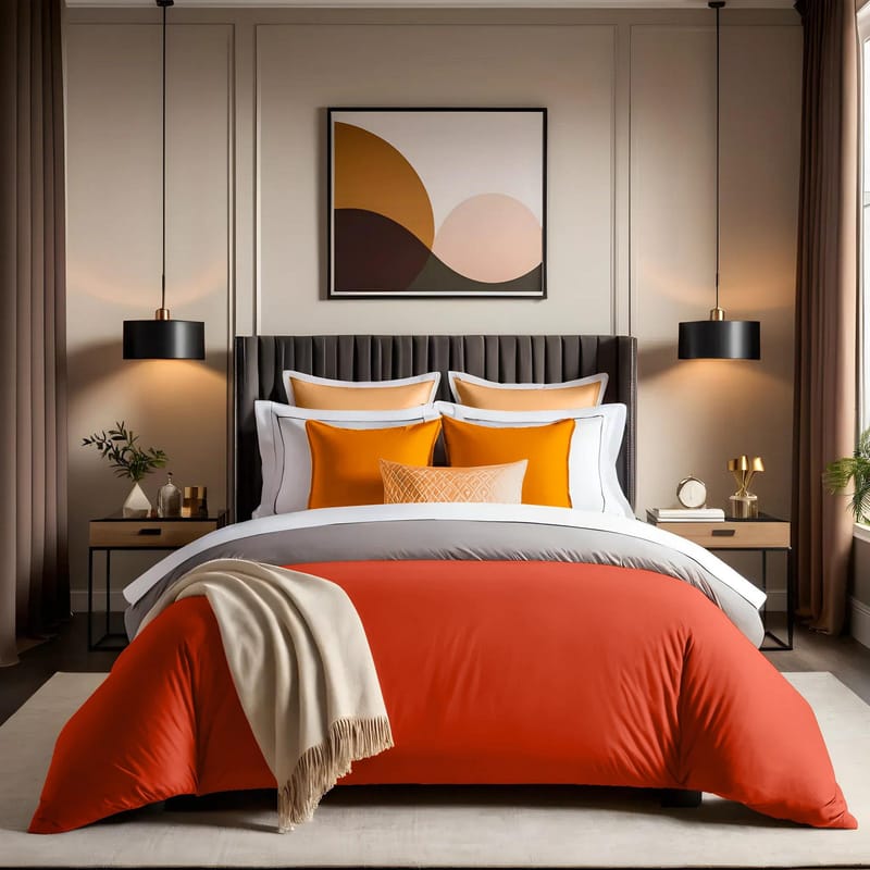 Veyloren Påslakan 240x220 cm - Kanel - Textil & mattor - Sängkläder