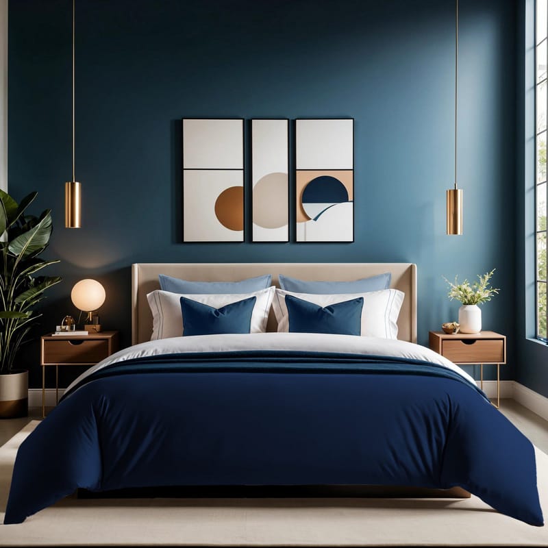 Veyloren Påslakan 240x220 cm - Mörkblå - Textil & mattor - Sängkläder