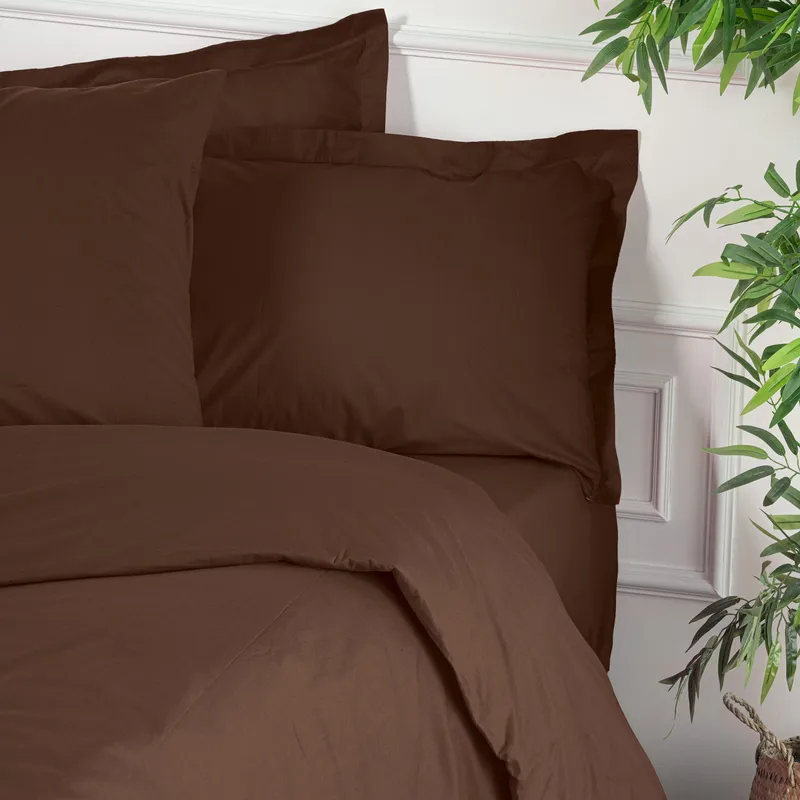 Veyloren Påslakan 240x220 cm - Mörkbrun - Textil & mattor - Sängkläder