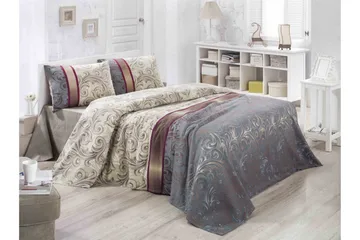 Victoria Överkast Enkelt 160x230 cm - Creme/Beige/Multi - Textil & mattor - Sängkläder