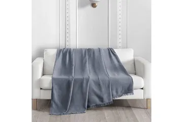 Sofföverdrag Athodna Antracit - Antracit - Textil & mattor - Filt & pläd