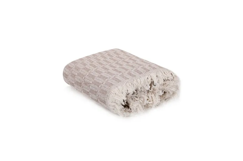 Sofföverdrag Dawnvale Beige - Beige - Textil & mattor - Filt & pläd