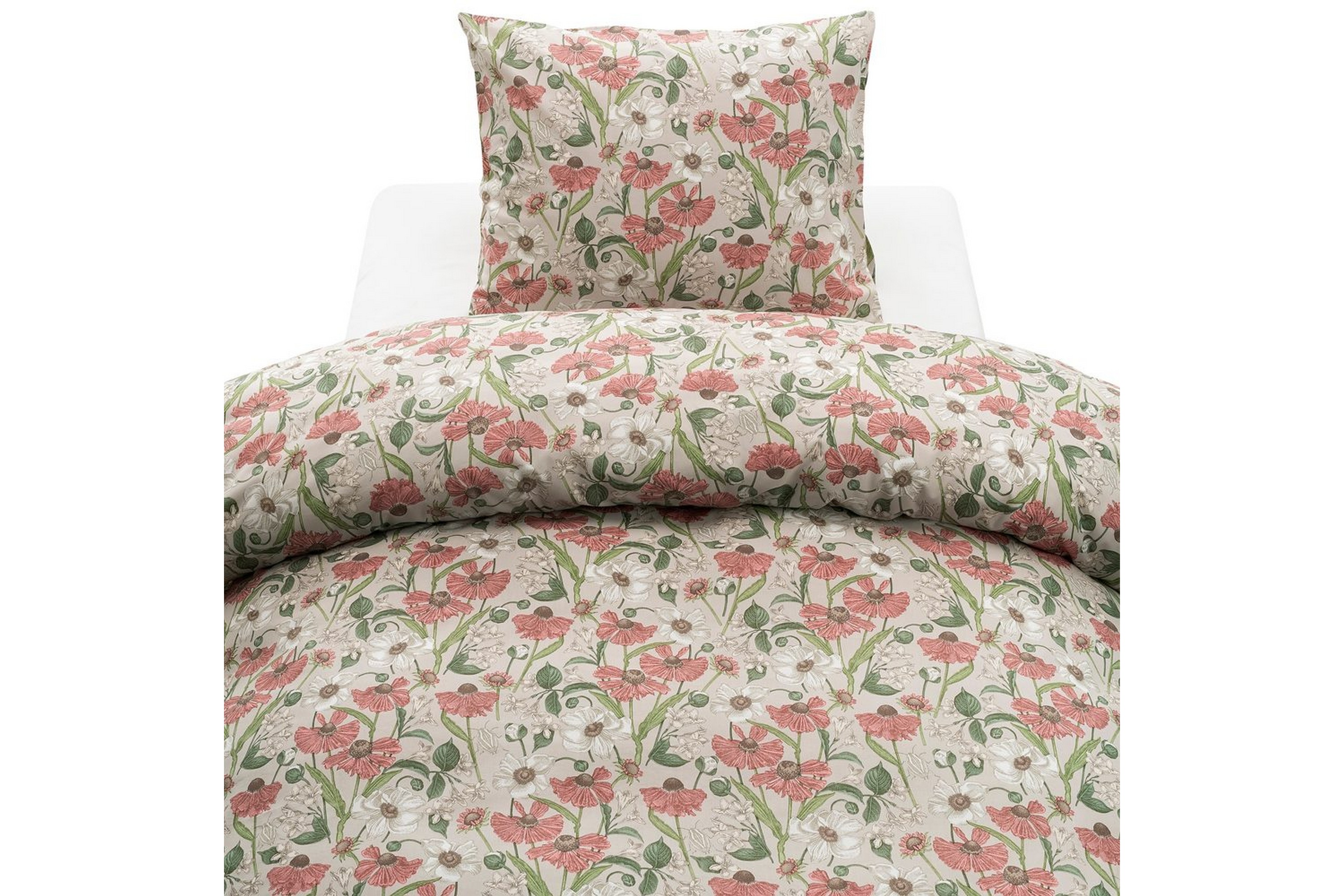 Påslakan 2-Dels Set Fleur Rosa Rosa