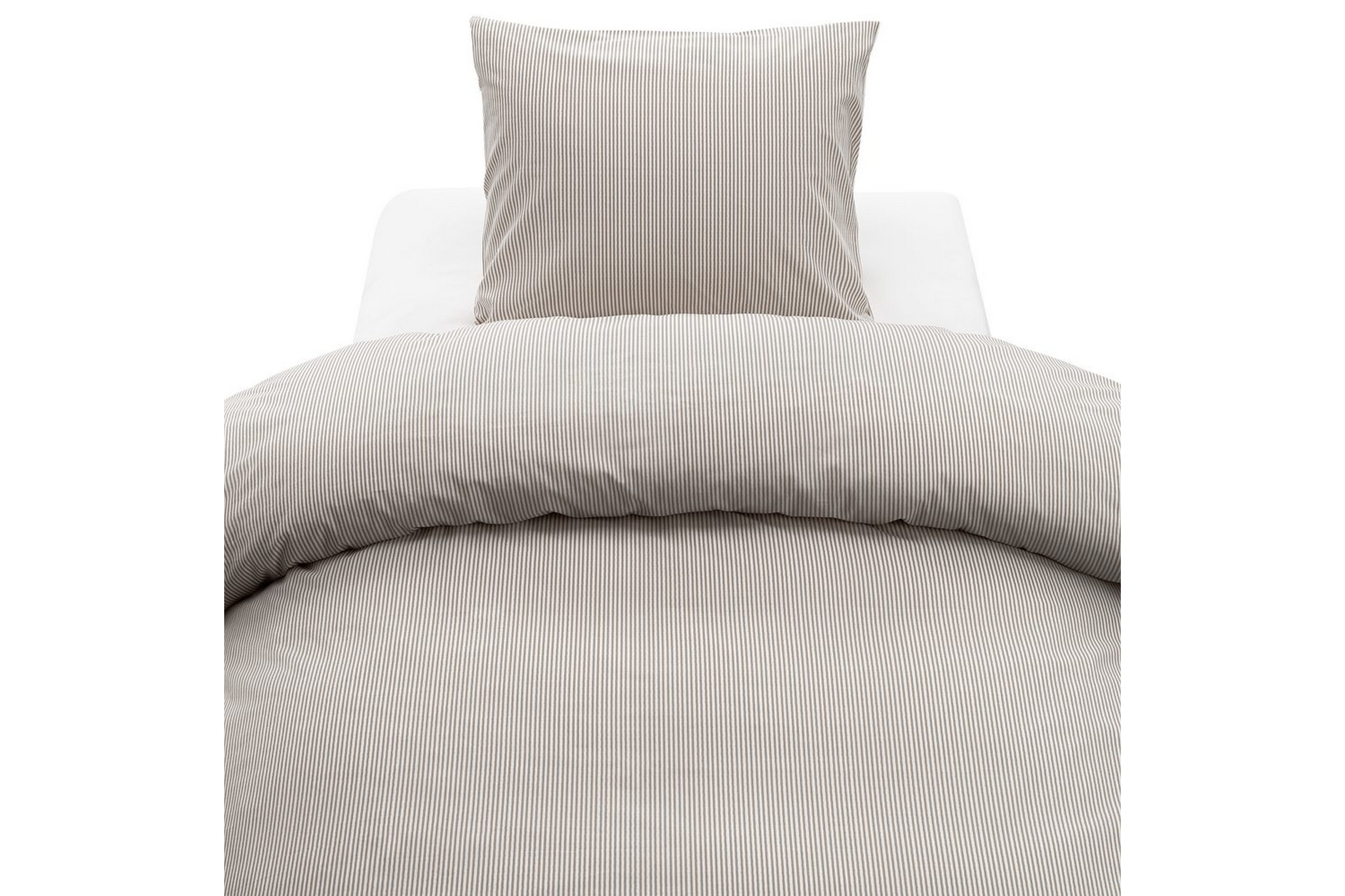 Påslakan 2-Dels Set Thelma Stripe Brun Brun