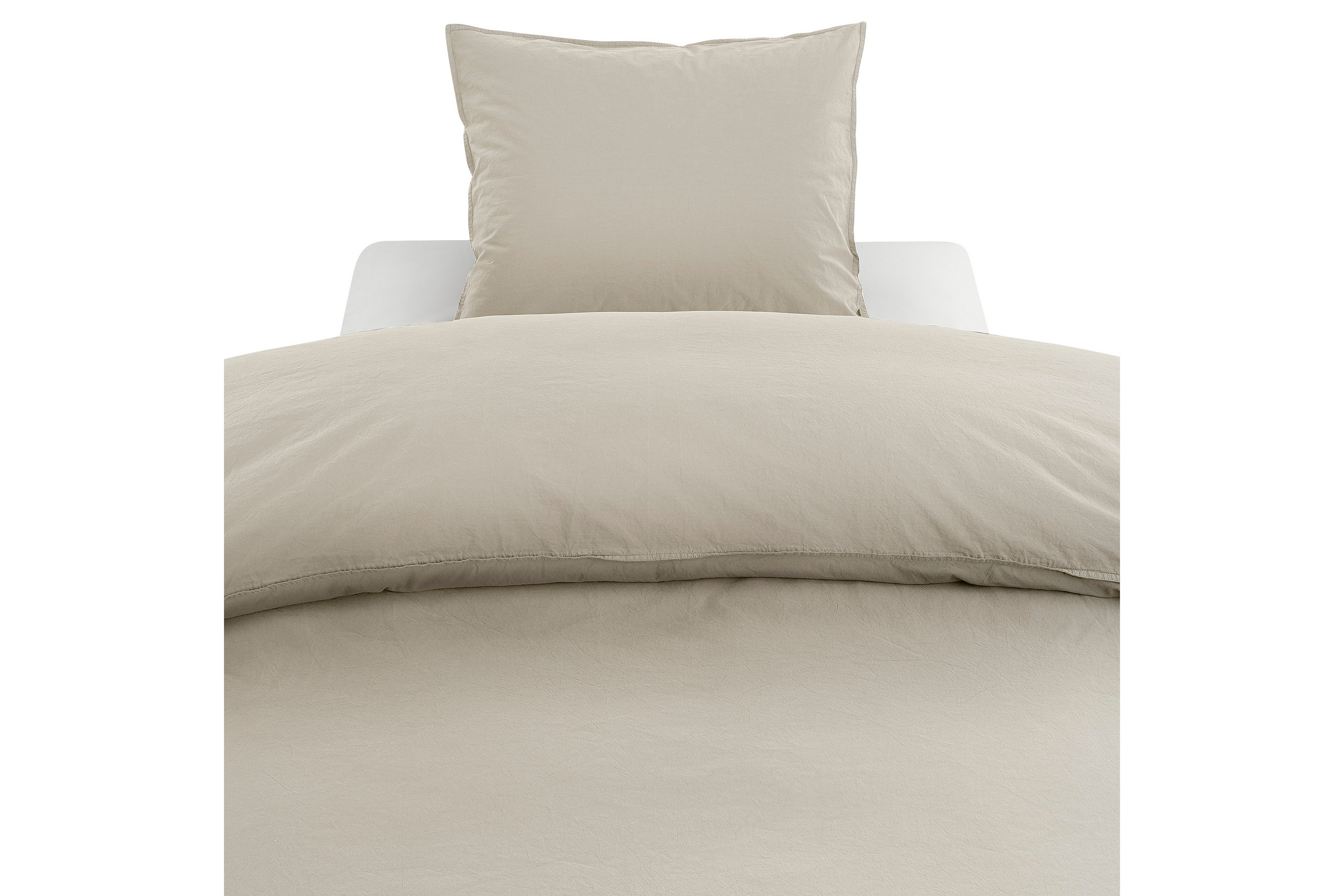 Bäddset Percale 3-Dels 210x220/50x60 cm Linnebeige Borganäs