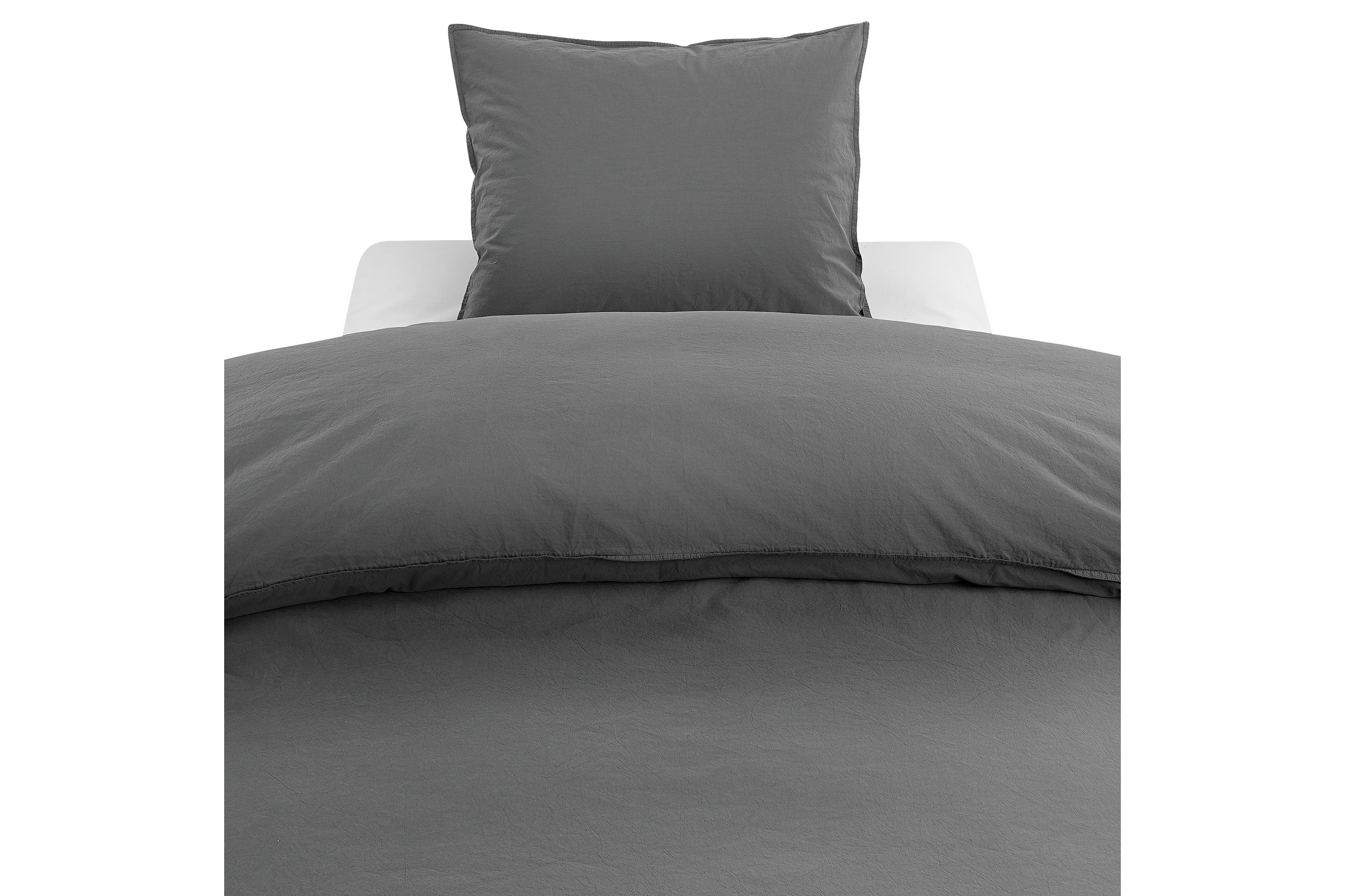 Bäddset Percale 3-Dels 210x220/50x60 cm GråBorganäs