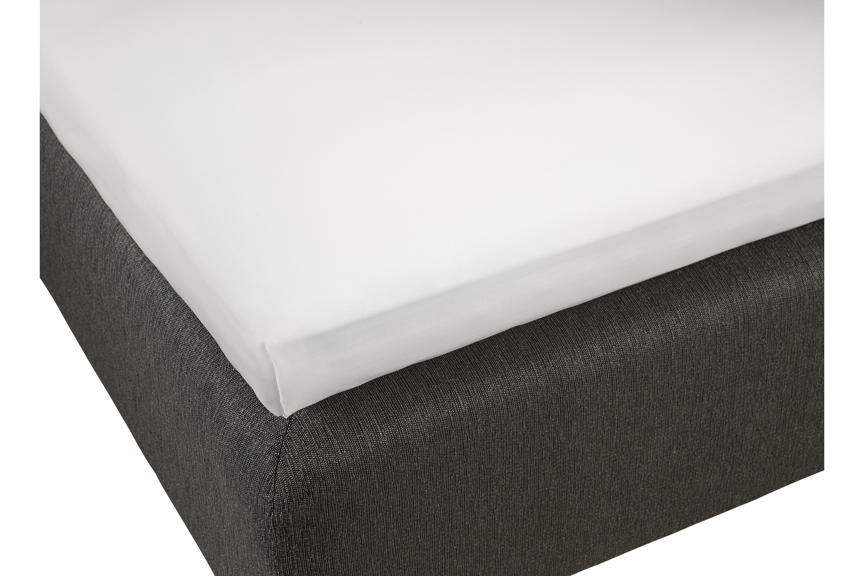 Lakan Satin 180x260 cm Vit Borganäs