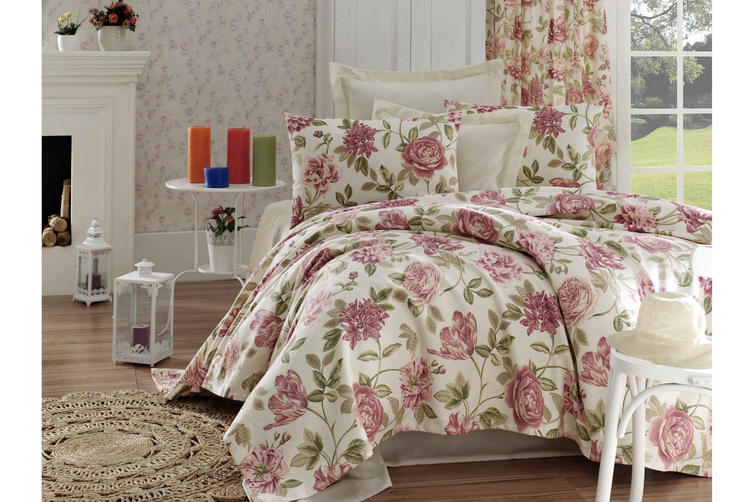 Överkast EnLora Home 160x235 cm Rosa