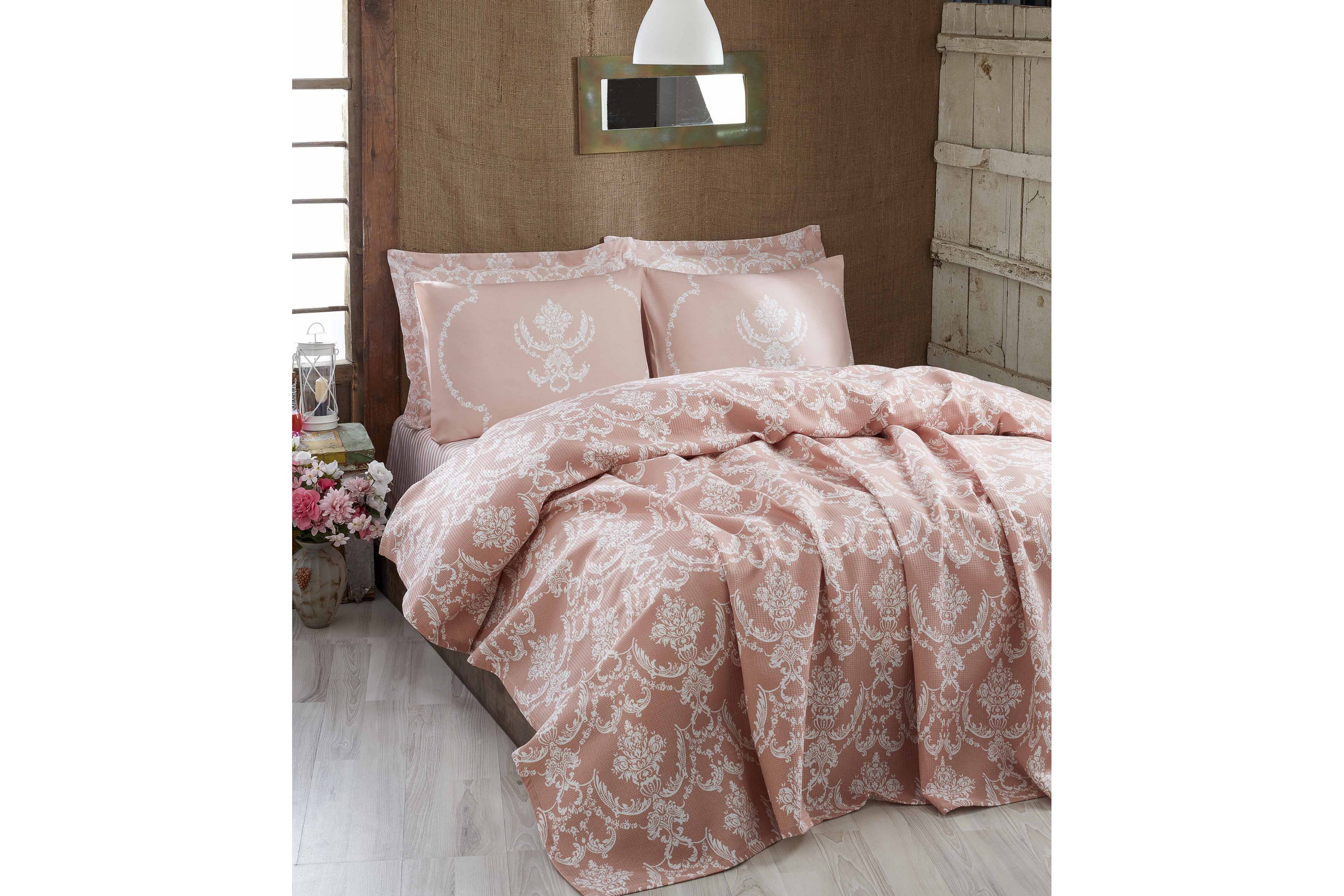 Överkast Eponj Home Dubbelt 200x235 cm RosaVit