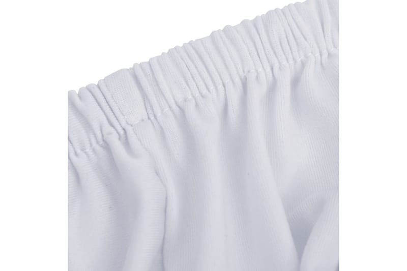 beBasic Sofföverdrag 3-sits med stretch vit polyesterjersey - White - Sofföverdrag