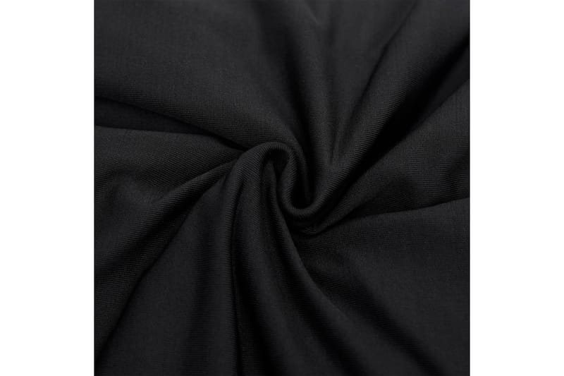 beBasic Sofföverdrag med stretch svart polyesterjersey - Black - Sofföverdrag