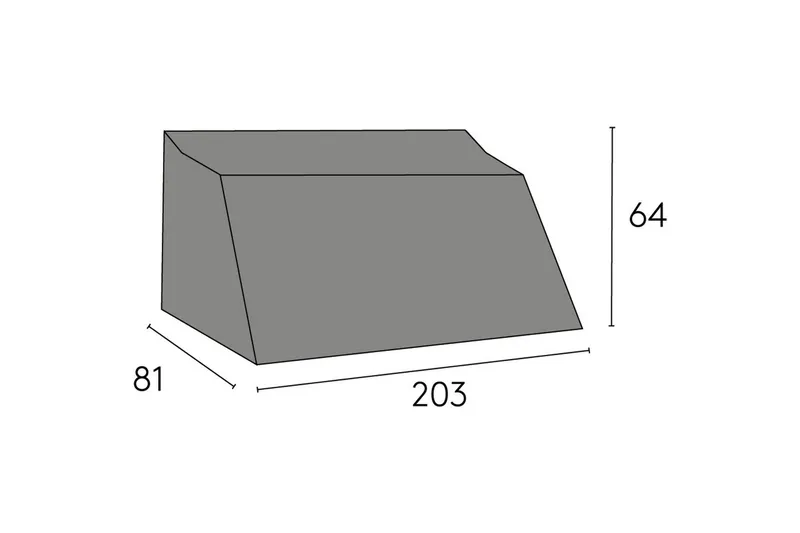 Möbelskydd Soffa Hillerstorp Oxelunda 3-sits Svart