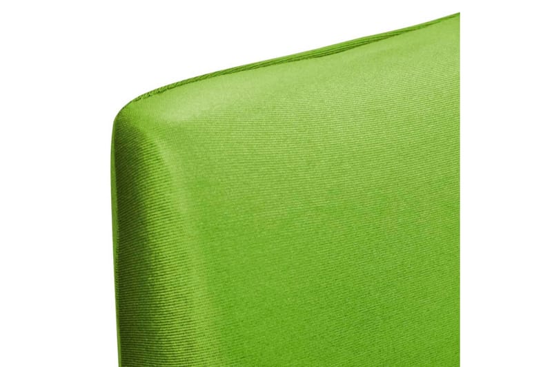 Rakt elastiskt stolsöverdrag 4 st grön - Grön - Stolsöverdrag