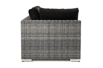 Bahamas Högermodul utomhus 140 cm i konstrotting - Grå - Utemöbler & utemiljö - Övrigt utemöbler - Moduler utesoffa