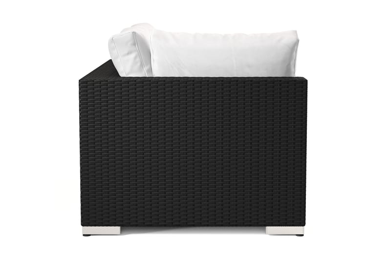 Bahamas Högermodul utomhus 140 cm i konstrotting - Svart - Utemöbler & utemiljö - Övrigt utemöbler - Moduler utesoffa