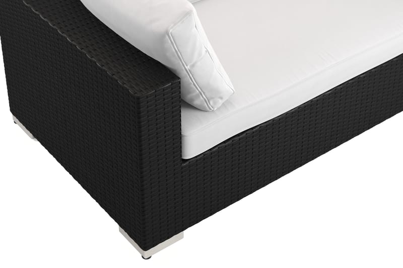 Bahamas Högermodul utomhus 140 cm i konstrotting - Svart - Utemöbler & utemiljö - Övrigt utemöbler - Moduler utesoffa