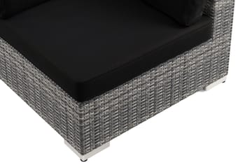 Bahamas Hörnmodul utomhus i konstrotting - Grå - Utemöbler & utemiljö - Övrigt utemöbler - Moduler utesoffa