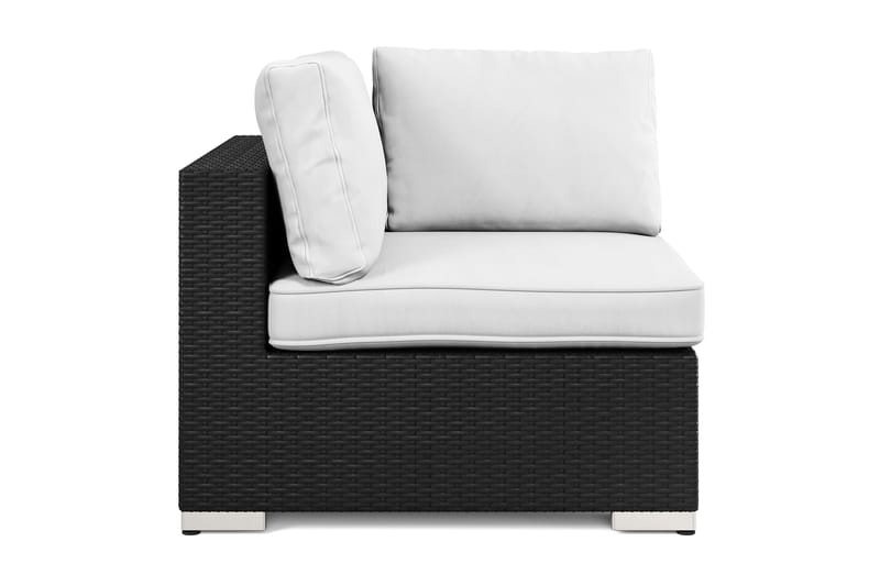 Bahamas Hörnmodul utomhus i konstrotting - Svart - Utemöbler & utemiljö - Övrigt utemöbler - Moduler utesoffa