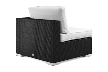 Bahamas Hörnmodul utomhus i konstrotting - Svart - Utemöbler & utemiljö - Övrigt utemöbler - Moduler utesoffa