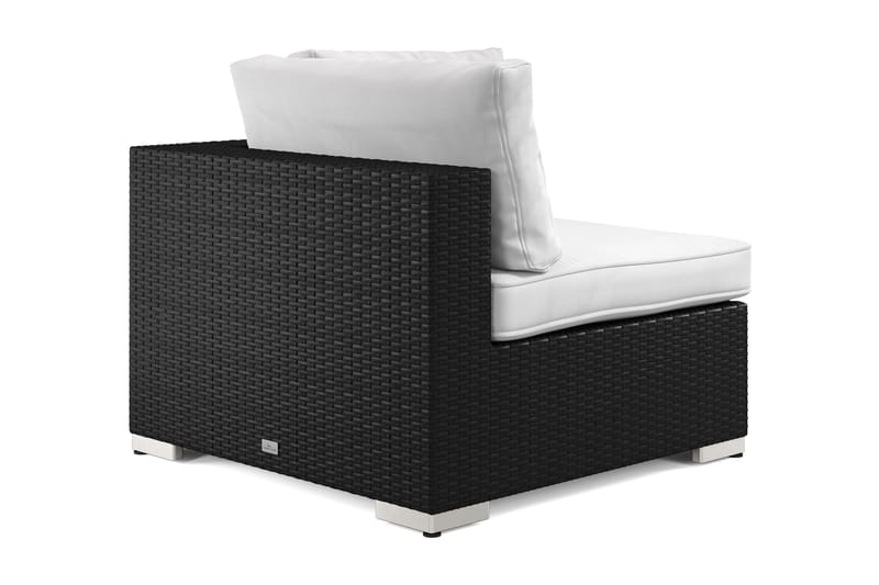 Bahamas Hörnmodul utomhus i konstrotting - Svart - Utemöbler & utemiljö - Övrigt utemöbler - Moduler utesoffa
