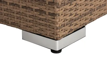 Bahamas Vänstermodul 140 cm - Sand Beige / Vita dynor - Utemöbler & utemiljö - Övrigt utemöbler - Moduler utesoffa